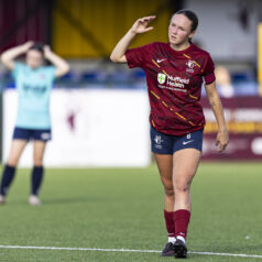 CARDIFF, WALES - 28TH SEPTEMBER 2025: Olivia Barnes of Cardiff Met in action. Cardiff Met v Cascade in the Genero Adran South at Cyncoed Campus on the 28th September 2025. (Pic by Lewis Mitchell/FAW)